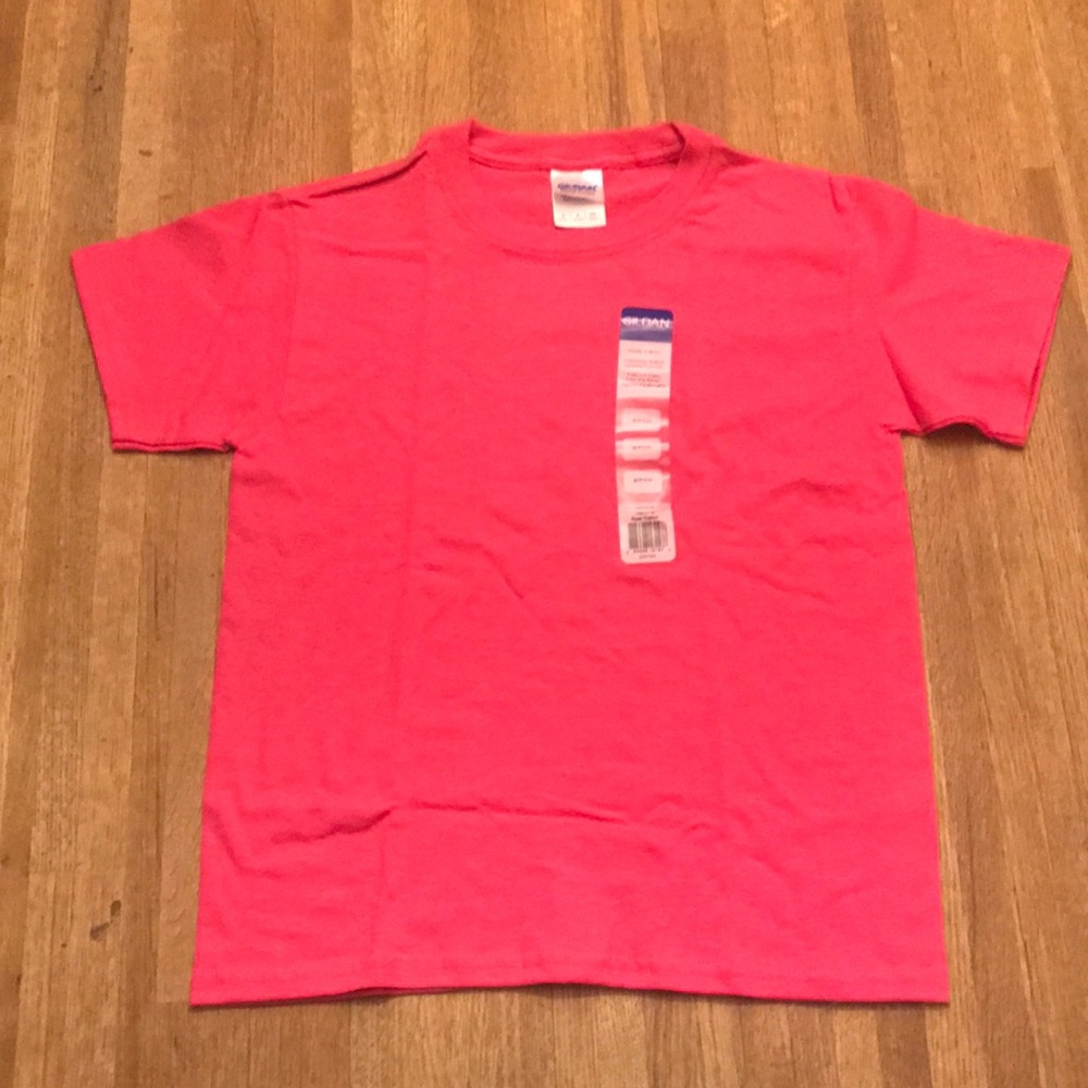 Hot Pink Cotton Tee- Size Small
